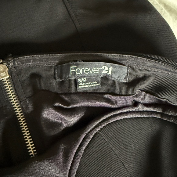 Forever 21 Black Strapless MiniDress with Rhinestone Trim. Corset-style. - Picture 5 of 7